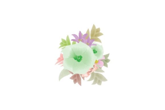 Arrangement Watercolor Petal Floral: A Handcrafted Asset for Modern Creatives