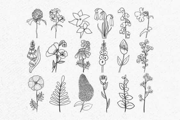 Bring Nature's Beauty to Your Projects with a Wild Flower SVG Bundle