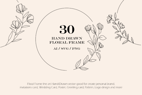 Crafting Connection: The Transformative Power of 30 Floral Wreath Line Art