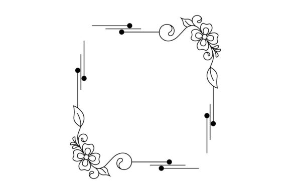 Outline Frame Art and Floral Art: A Bridge Between Structure and Beauty