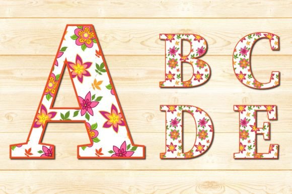 The Practical Charm of Floral Doodle Alphabet a-z Letters for Creators