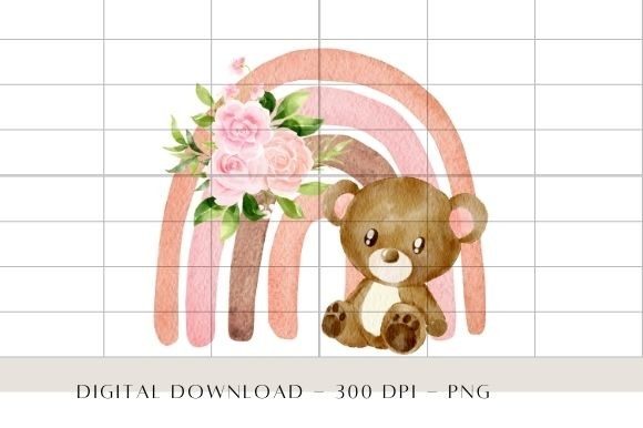 The Ultimate Guide to Teddy Bear Pink Floral Rainbow Sublimation Designs