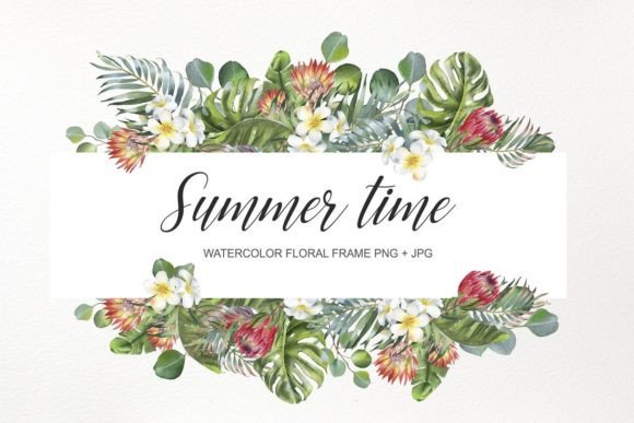 Transform Your Creative Projects with Tropical Border Clipart