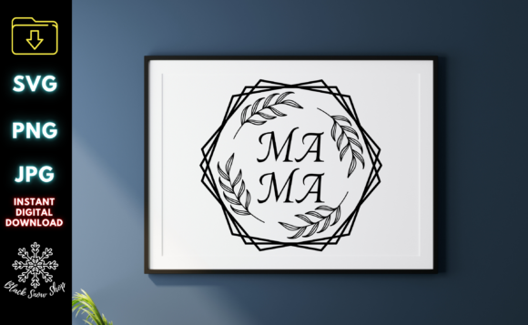 Unlocking Creativity with the Mama Floral Hexagon SVG File