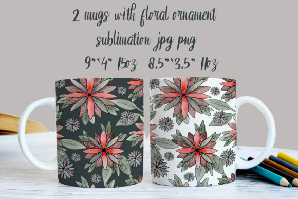 Your Creative Companion: The Versatility of Mugs Floral Ornament Designs